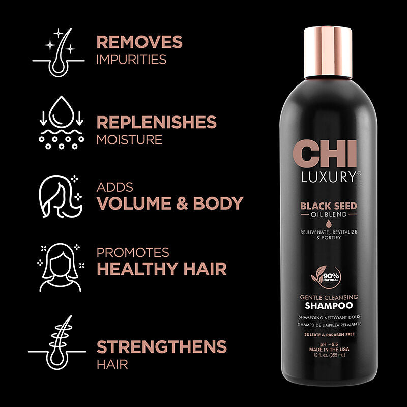 Chi Luxury Black Seed Oil Blend Shampoo Ph 5.5 355ml