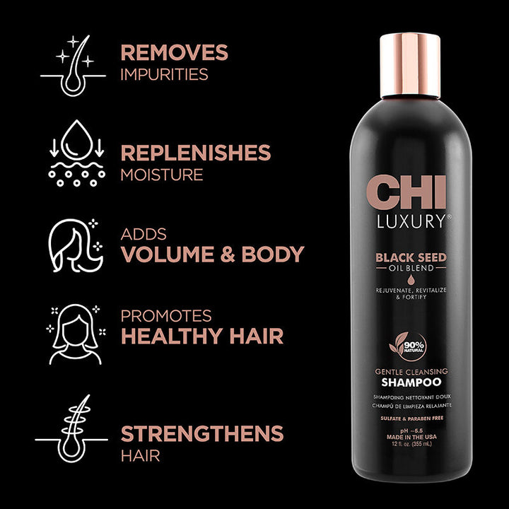 Chi Luxury Black Seed Oil Blend Shampoo Ph 5.5 355ml