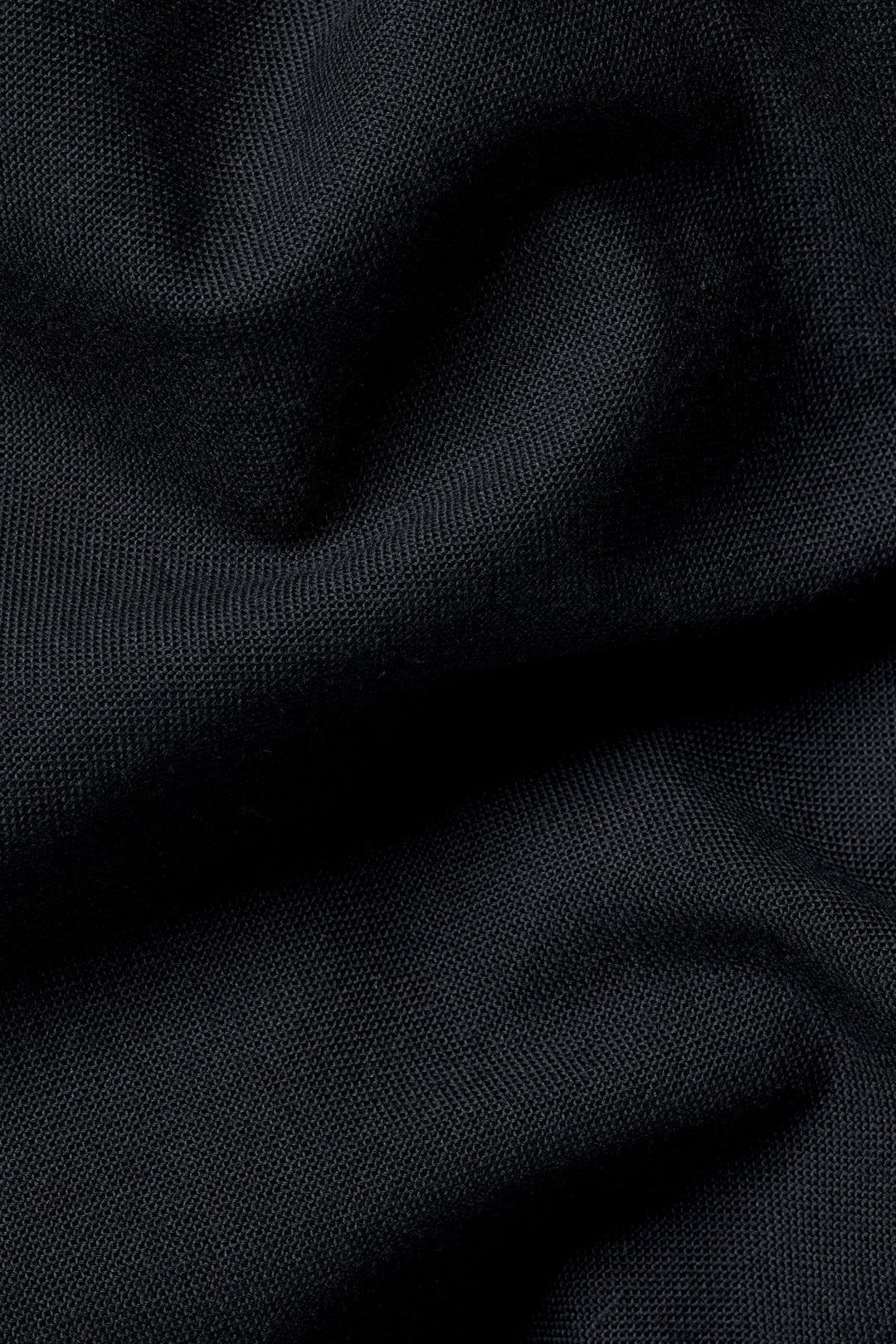 Black Button-Down Stretch Washed Oxford Slim Fit Shirt