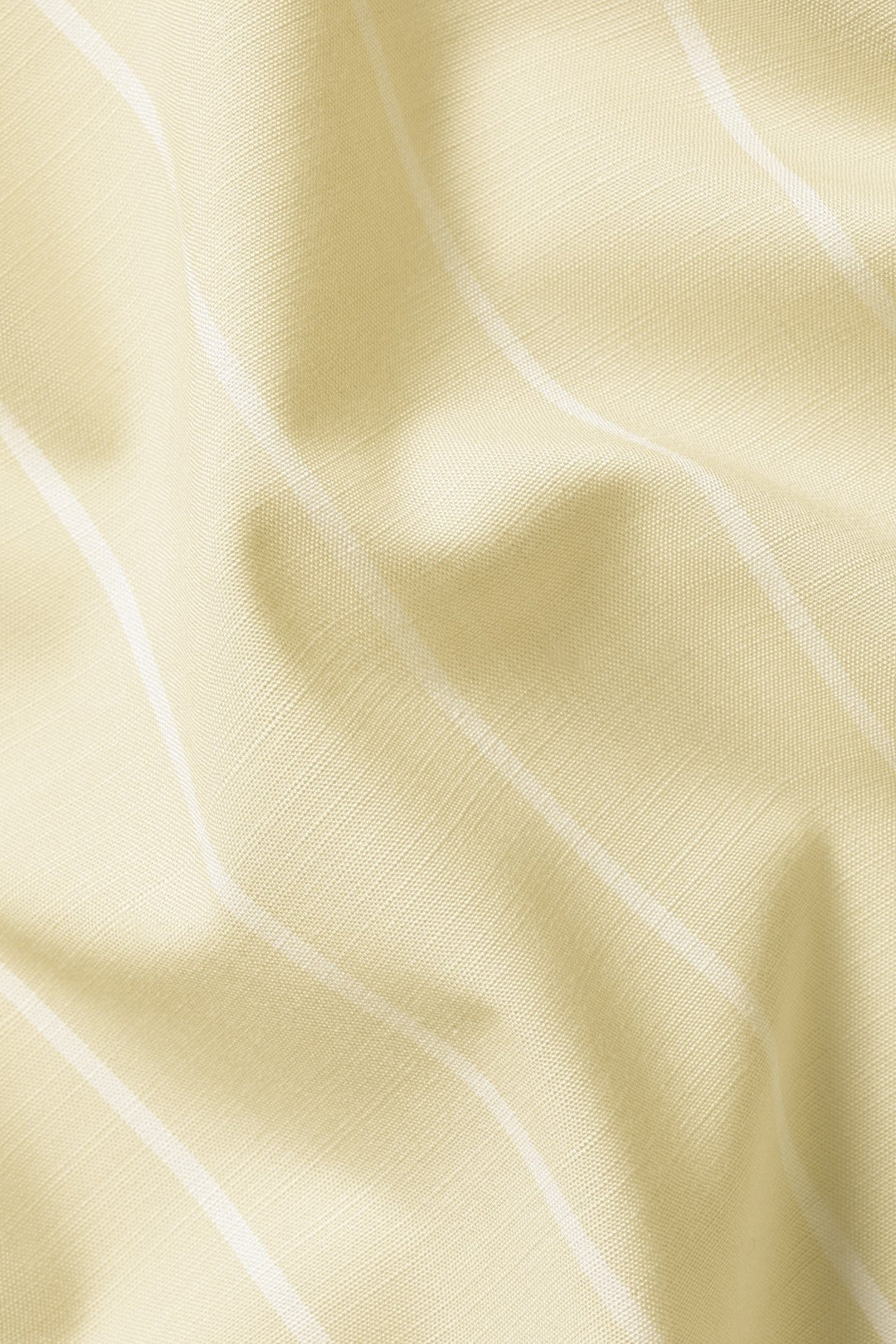 Oatmeal Pinstripe Non-Iron Stretch Poplin Slub Short Sleeve Sf Shirt