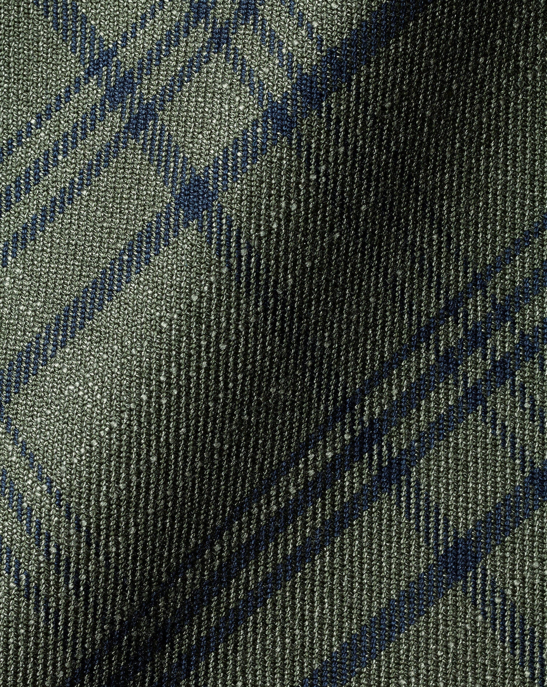 Charles Tyrwhitt Olive Green Check Slim Fit Non-Iron Twill Shirt