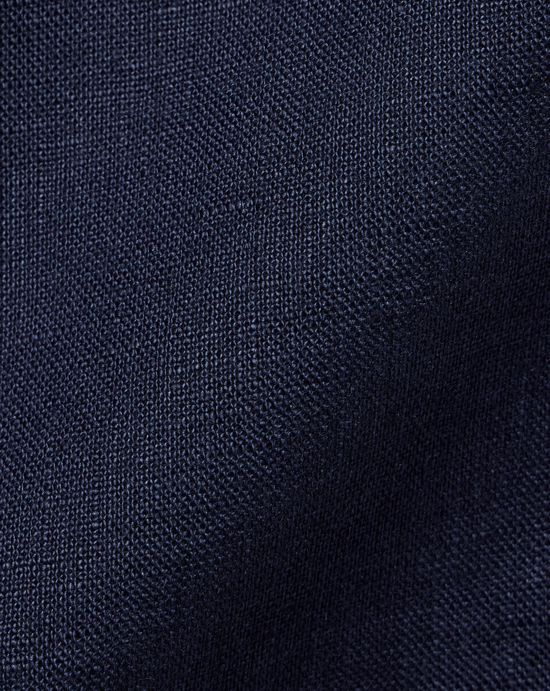 Navy Blue Pure Linen Extra Slim Fit Shirt