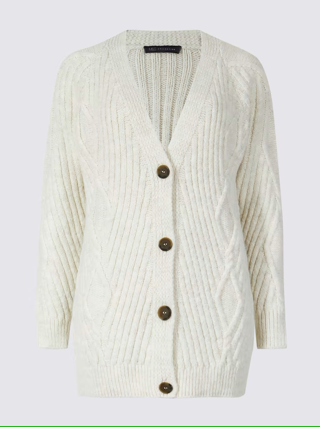 M&S Ladies V Neck Cardigan T38/7540