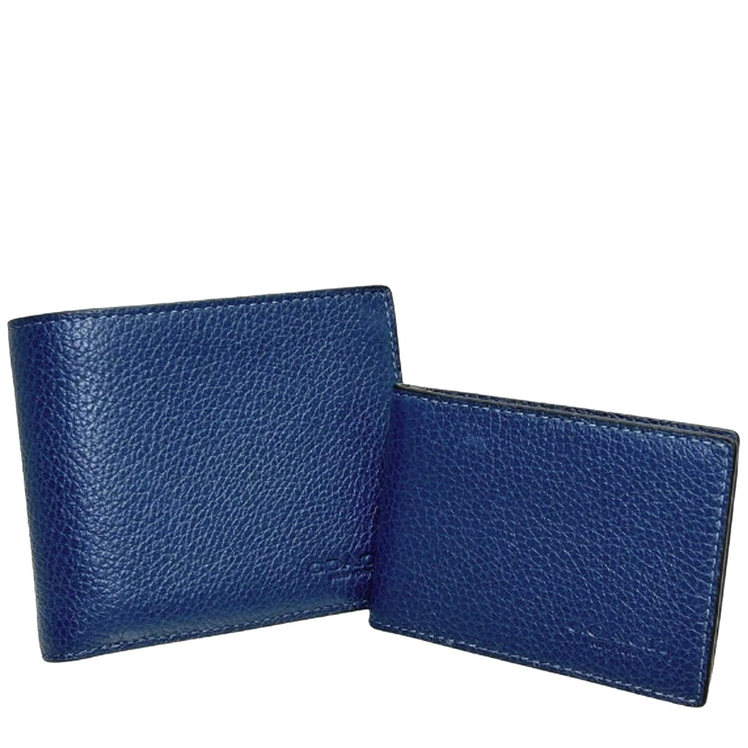 Coach Men Wallet Blue CR398