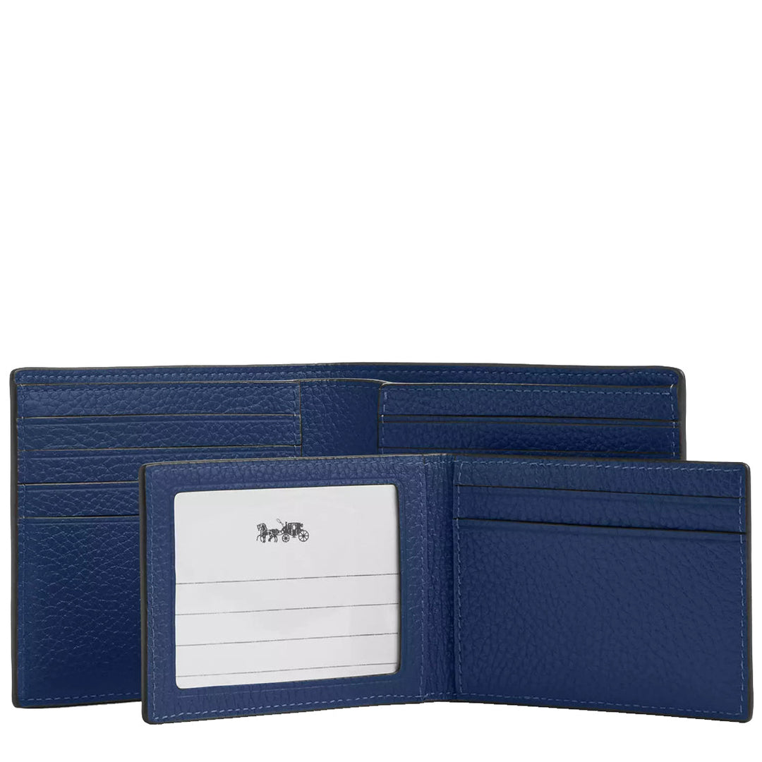 Coach Men Wallet Blue CR398