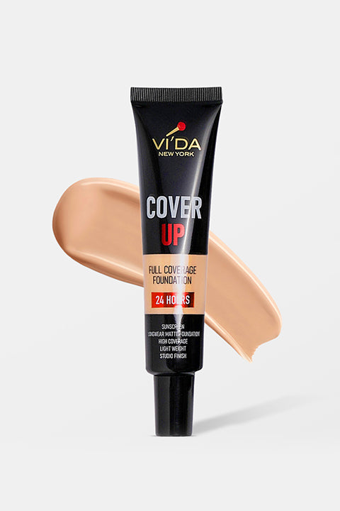 Vida Cover Up Full Coverage Foundation Nude Beige 221 30ml