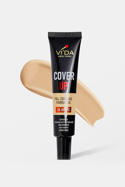 Vida Cover Up Full Coverage Foundation Warm Nude 199 30ml