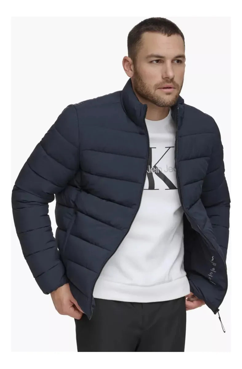 CK Men L/S Puffer Jacket CM355297 (Navy)