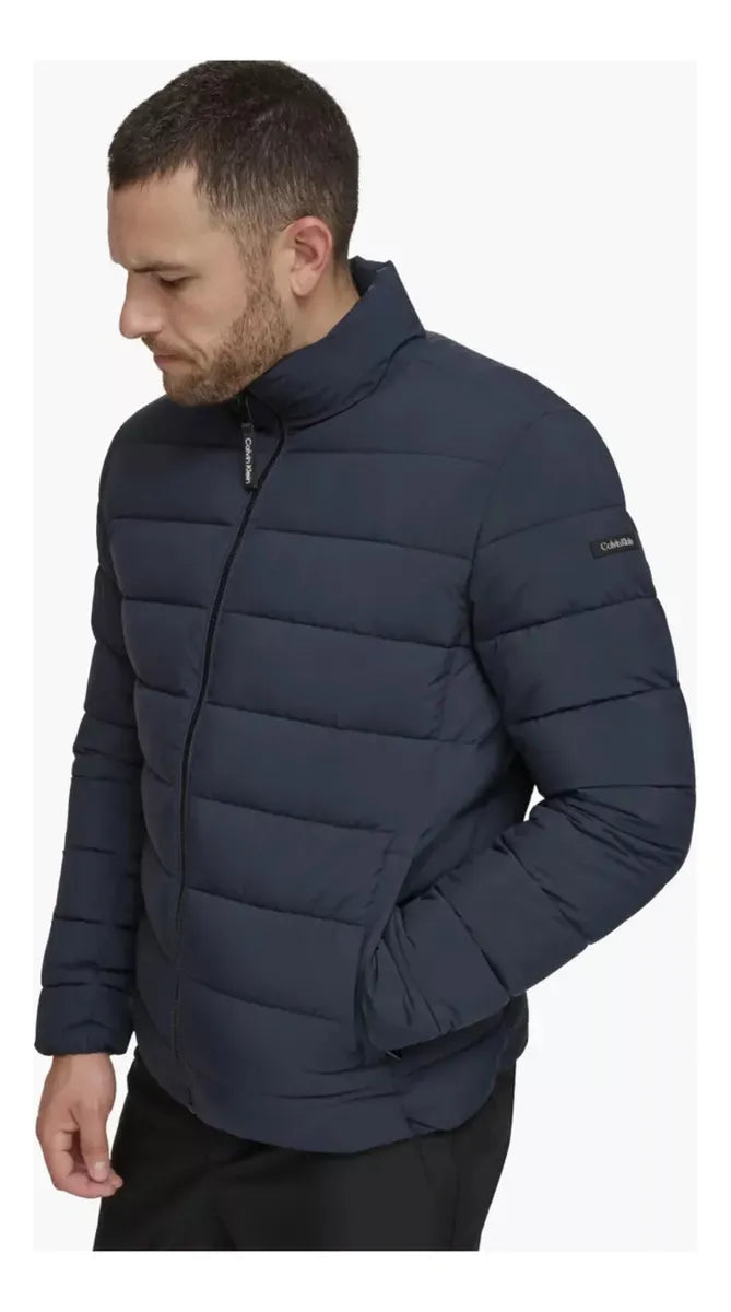 CK Men L/S Puffer Jacket CM355297 (Navy)