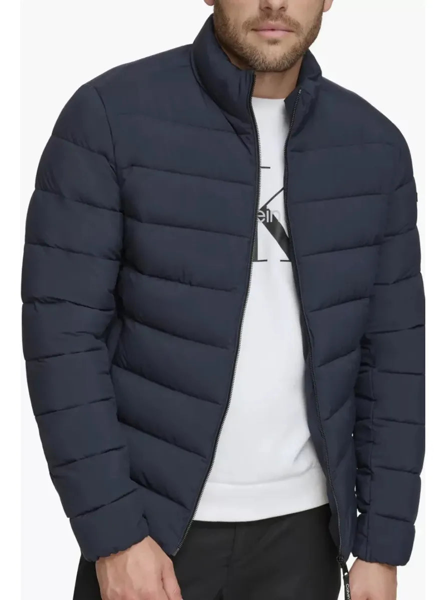 CK Men L/S Puffer Jacket CM355297 (Navy)