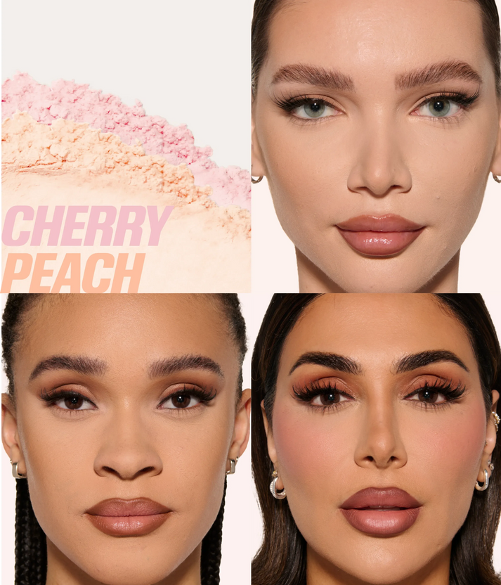 Huda Beauty Easy Bake Duo Loose Powder Cherry Peach 2*6.5g
