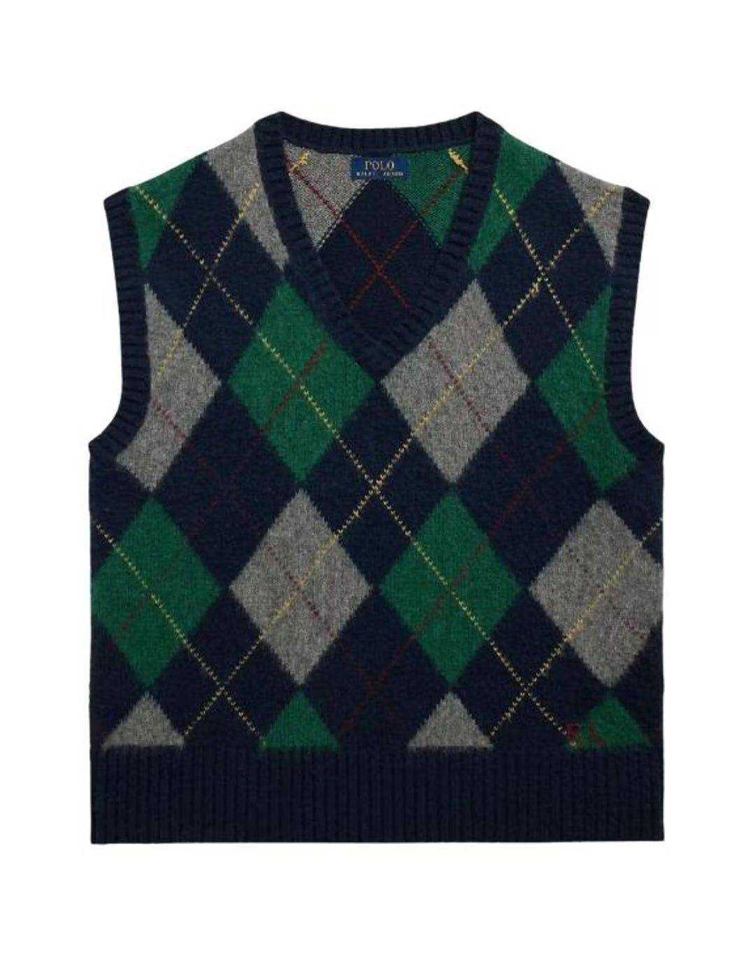 RL Men S/L Check Sweater-710970657