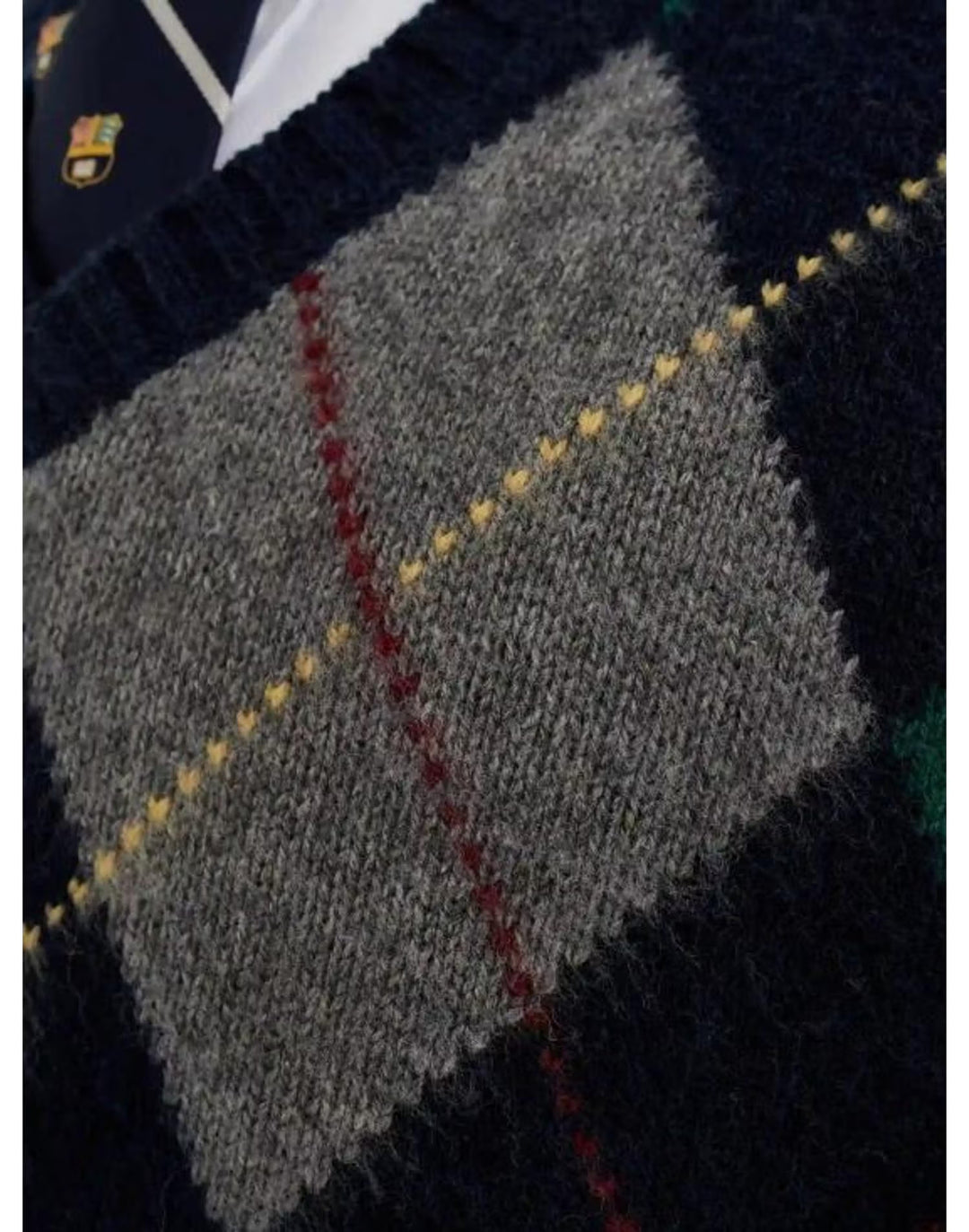 RL Men S/L Check Sweater-710970657