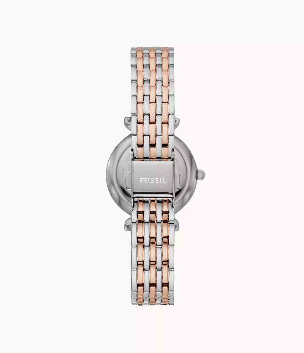 FOSSIL Carlie Mini Dial Two-tone Ladies Watch ES4649