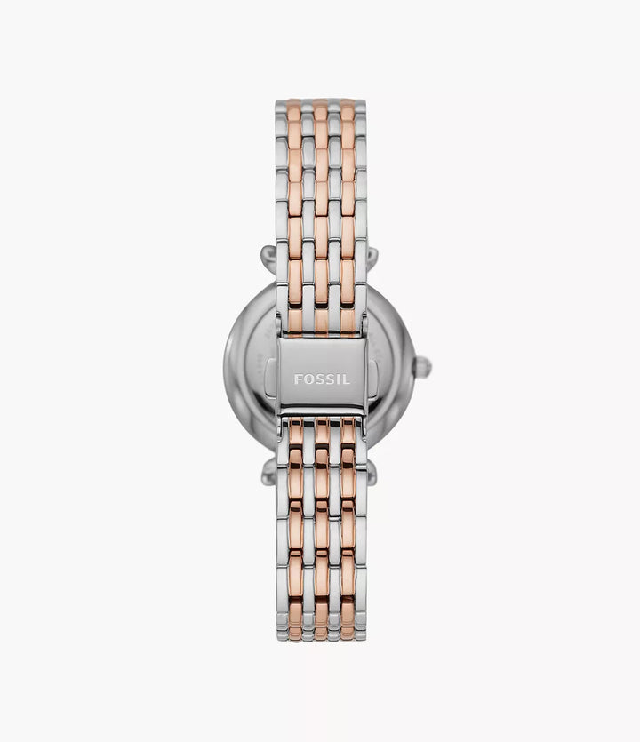 FOSSIL Carlie Mini Dial Two-tone Ladies Watch ES4649