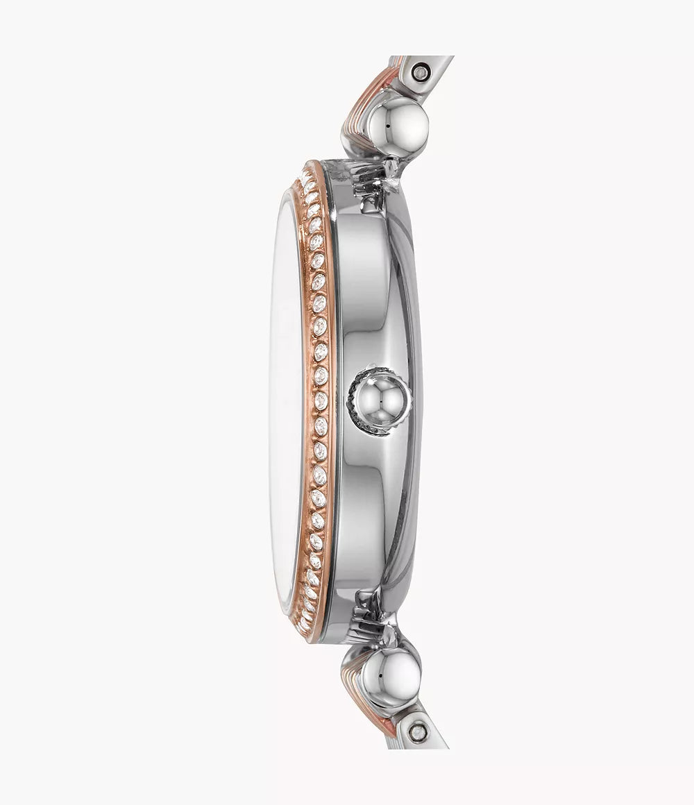 FOSSIL Carlie Mini Dial Two-tone Ladies Watch ES4649