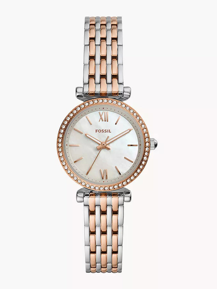 FOSSIL Carlie Mini Dial Two-tone Ladies Watch ES4649