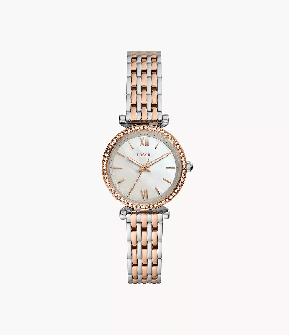 FOSSIL Carlie Mini Dial Two-tone Ladies Watch ES4649