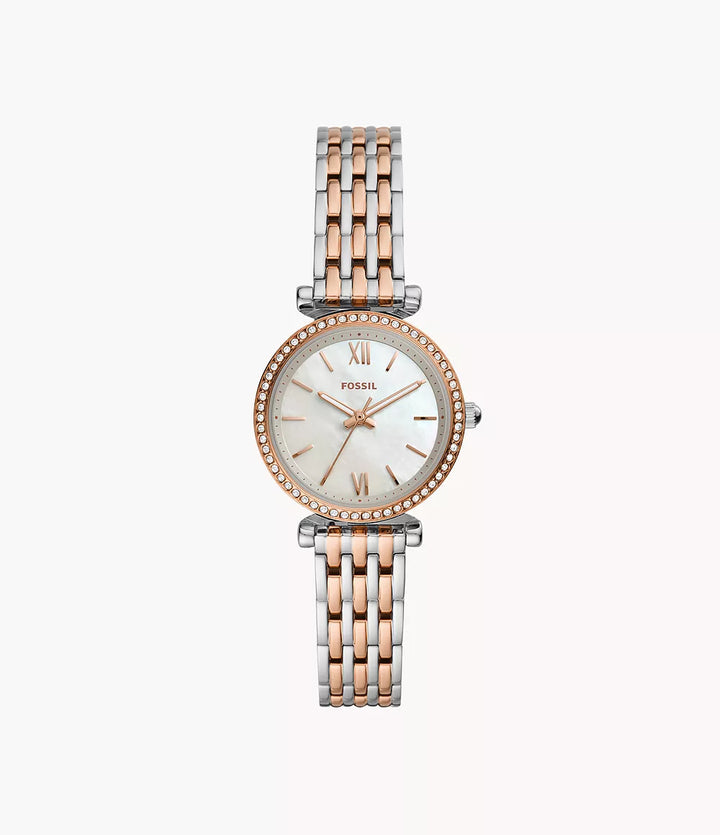 FOSSIL Carlie Mini Dial Two-tone Ladies Watch ES4649
