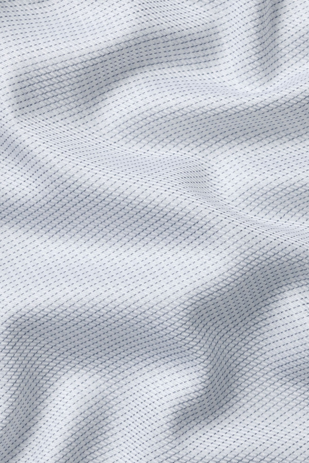 Silver Grey Non-Iron Stretch Greenwich Weave Cutaway Slim Fit Shirt
