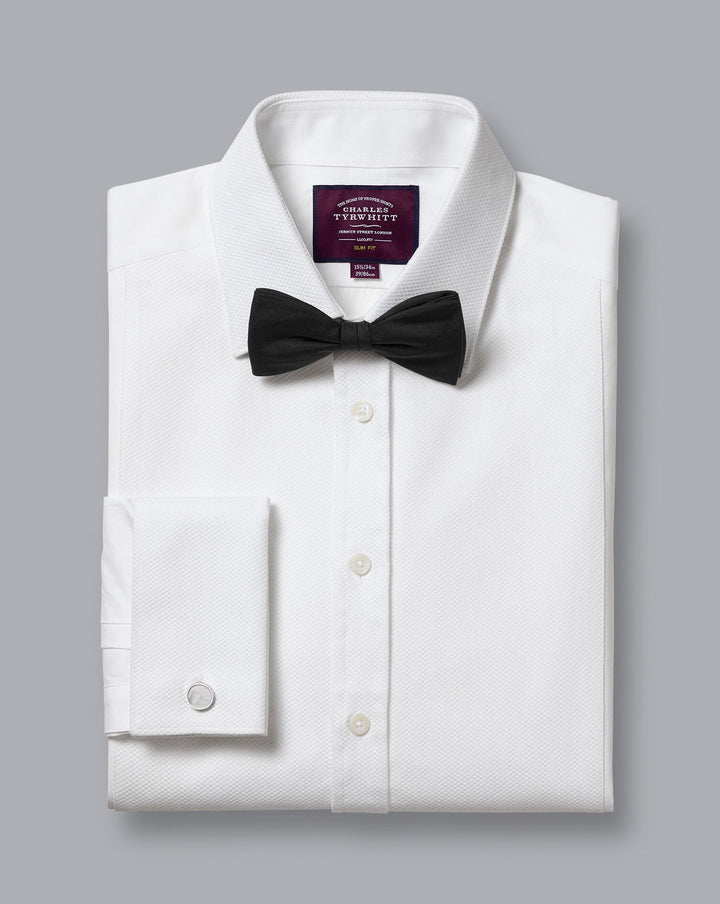 White Bib Front Evening Slim Fit