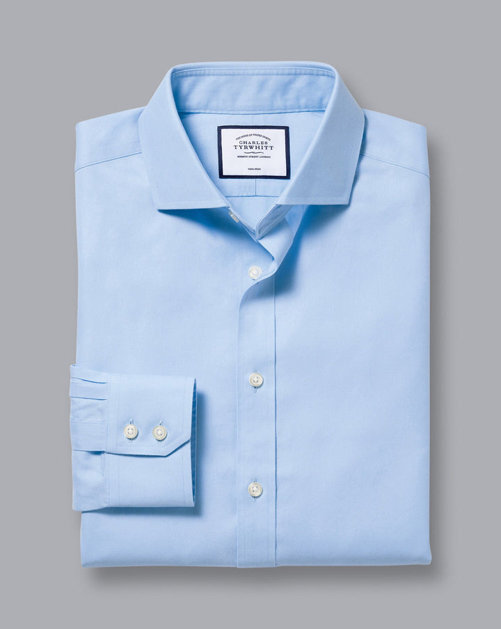 Sky Blue Non Iron Twill Cutaway Classic Fit