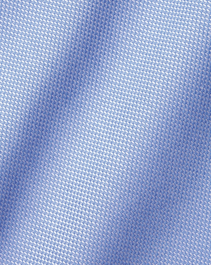 Ocean Blue Non-Iron Royal Oxford Slim Fit Shirt