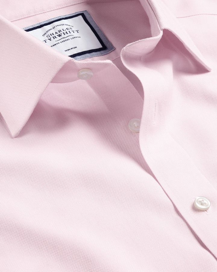 Charles Tyrwhitt Light Pink Non-iron Royal Oxford Classic Fit Shirt