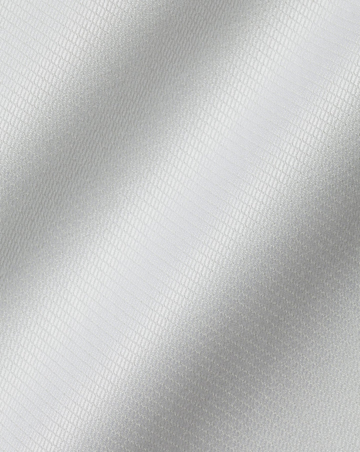 Charles Tyrwhitt Silver Grey Egyptian Cotton Hampton Weave Slim Fit Shirt