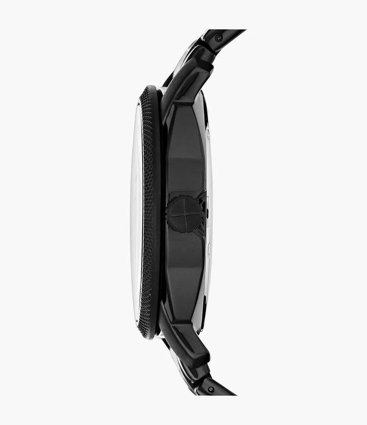 Fossil Machine Black Stainless Steel Watch FS4775