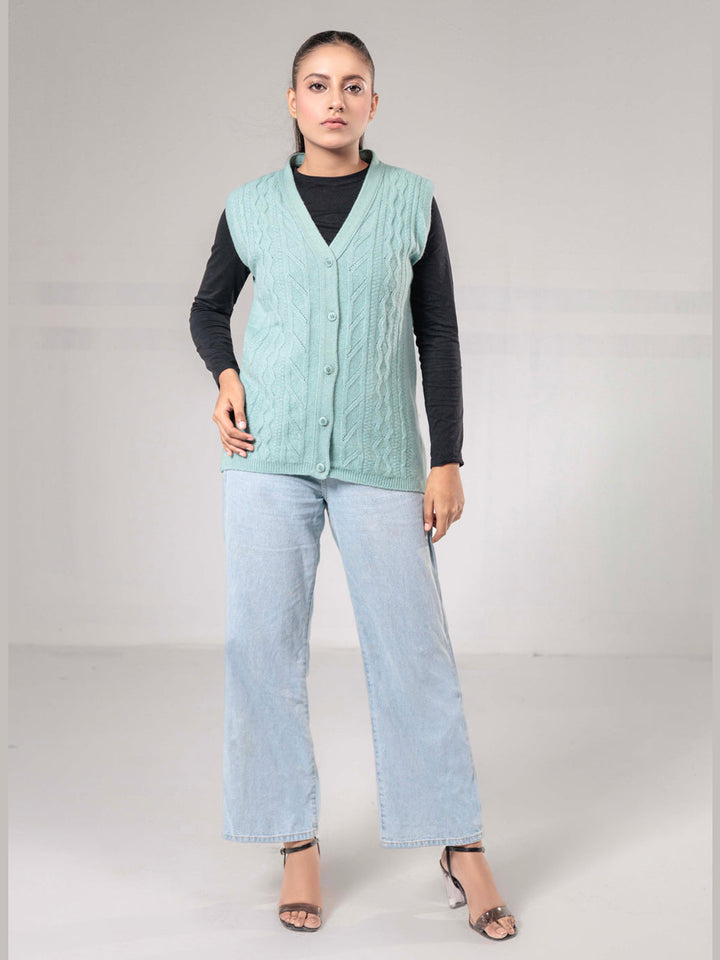 Oxford Ladies S/L Cardigan L-995 (Green)