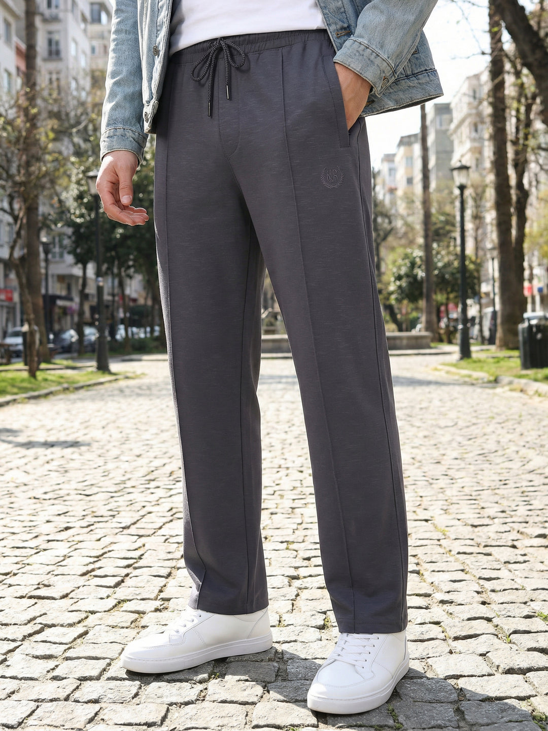 HH Men Scuba Slub Knitted Trouser