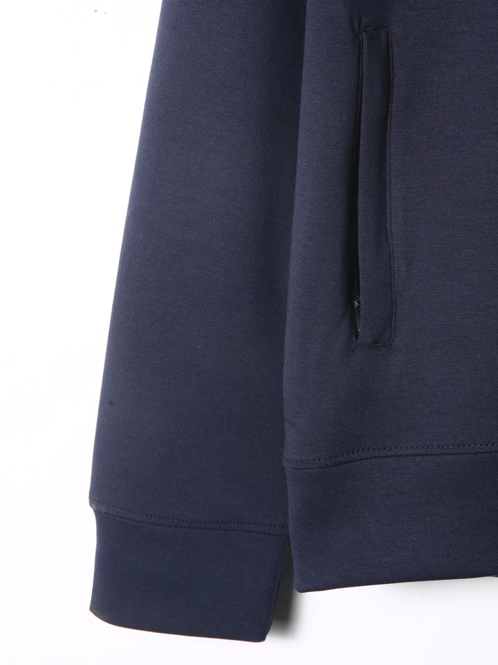 HH Men Mock Neck Scuba Slub Zipper HH-W-Zpr-0001