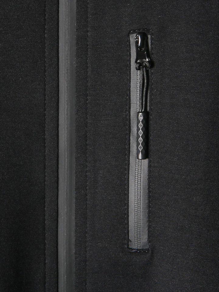 HH Men Mock Neck Scuba Slub Zipper HH-W-Zpr-0001