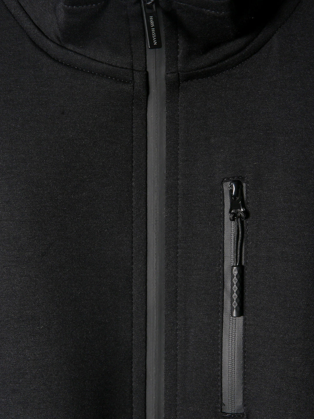 HH Men Mock Neck Scuba Slub Zipper HH-W-Zpr-0001