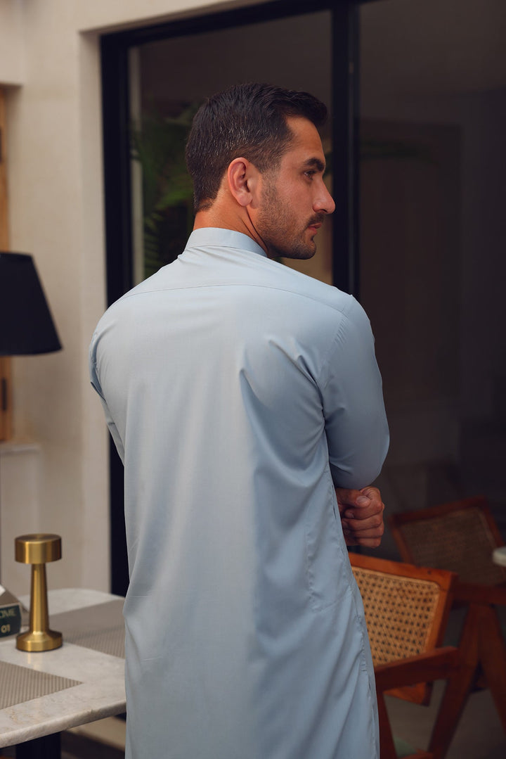 Ice Blue Kamzeez Shalwar