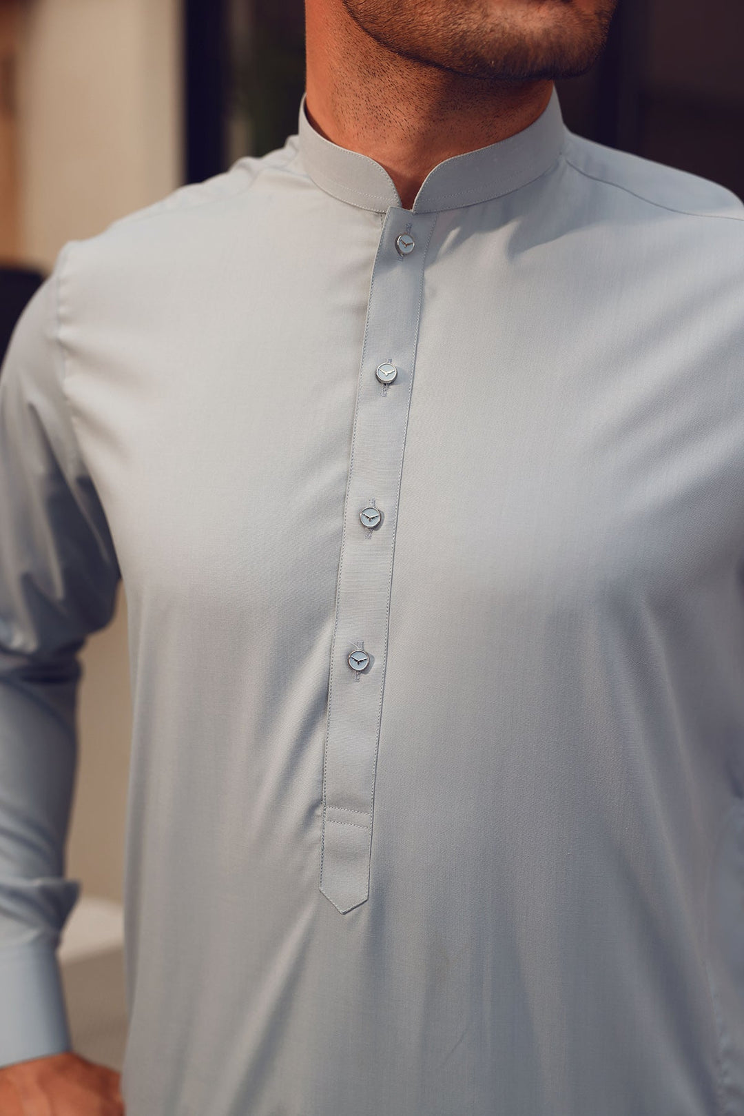 Ice Blue Kamzeez Shalwar