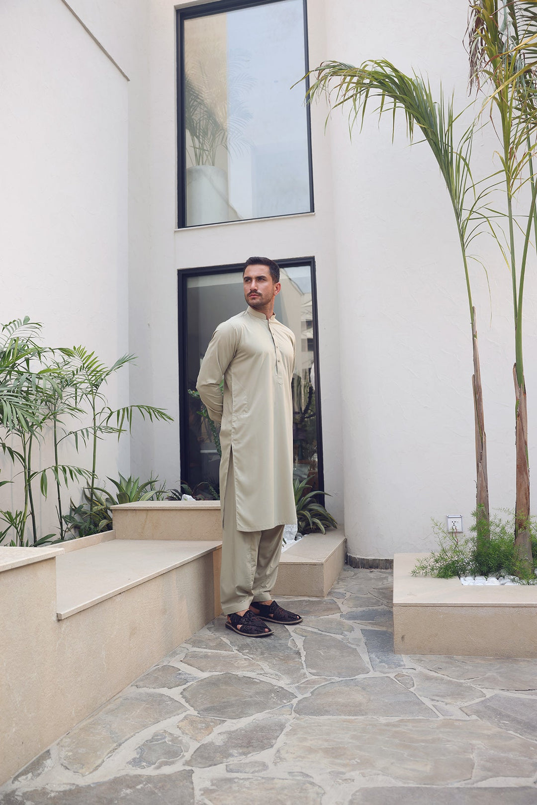 Premium Kamzeez Shalwar with Designer Buttons