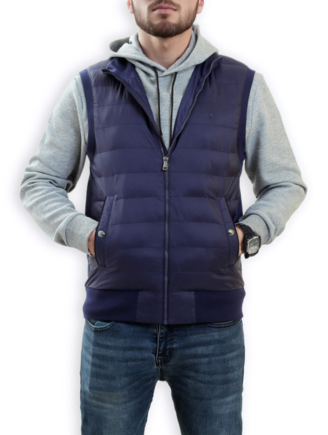 R-L Men S/L Gillet 710814623001