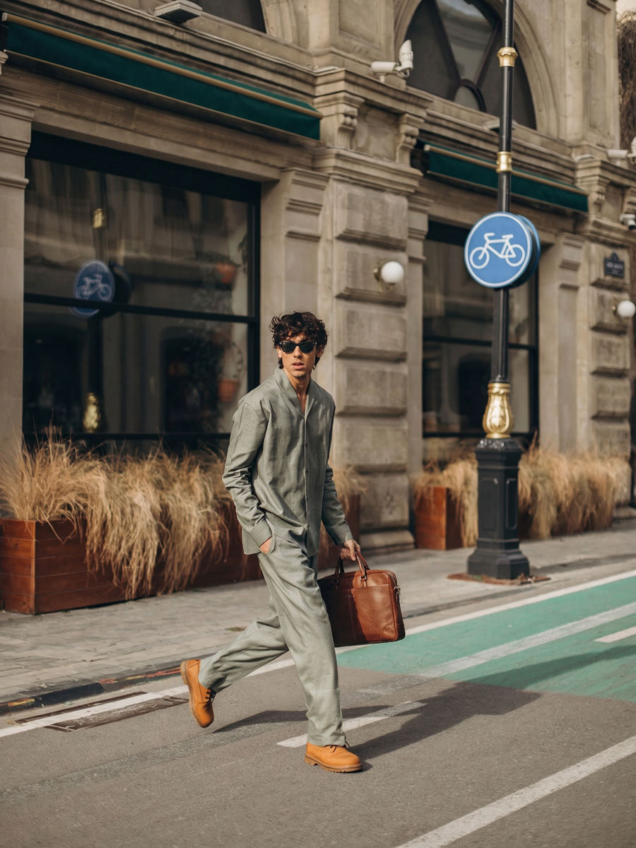 Cotton-Linen Co-Ord Set