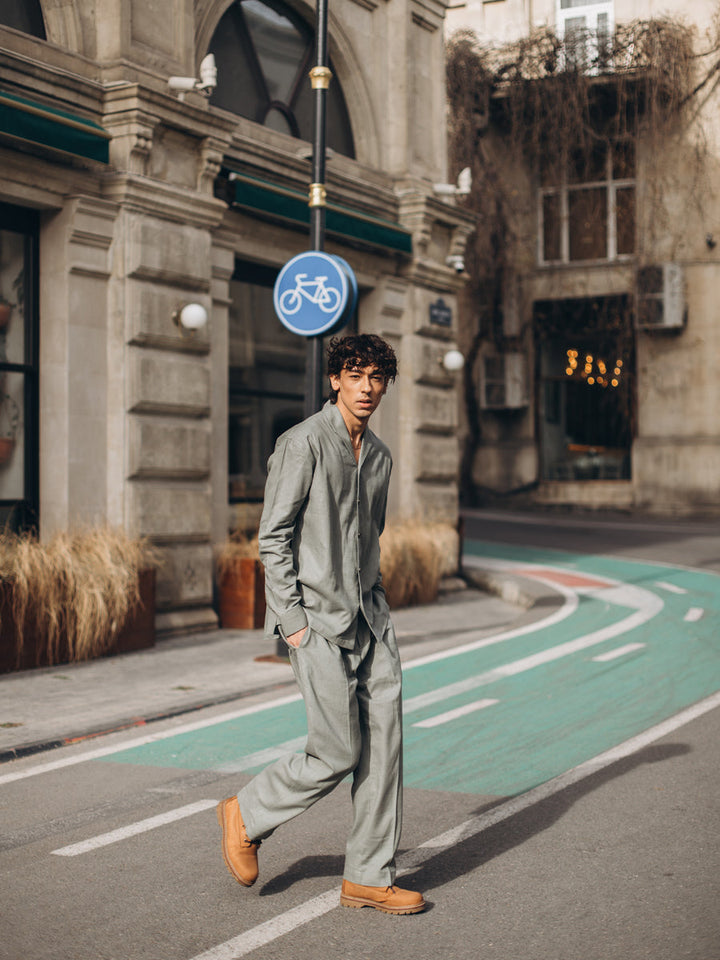 Cotton-Linen Co-Ord Set