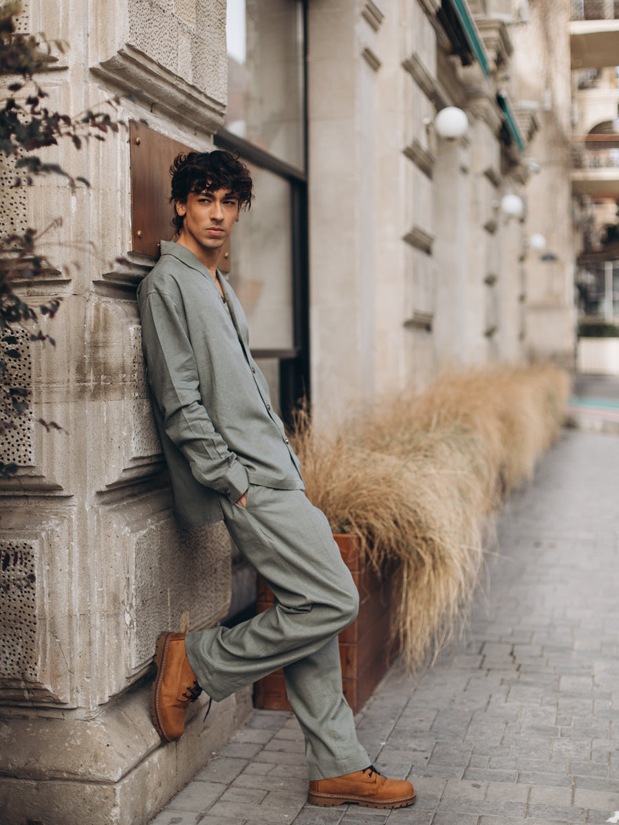 Cotton-Linen Co-Ord Set