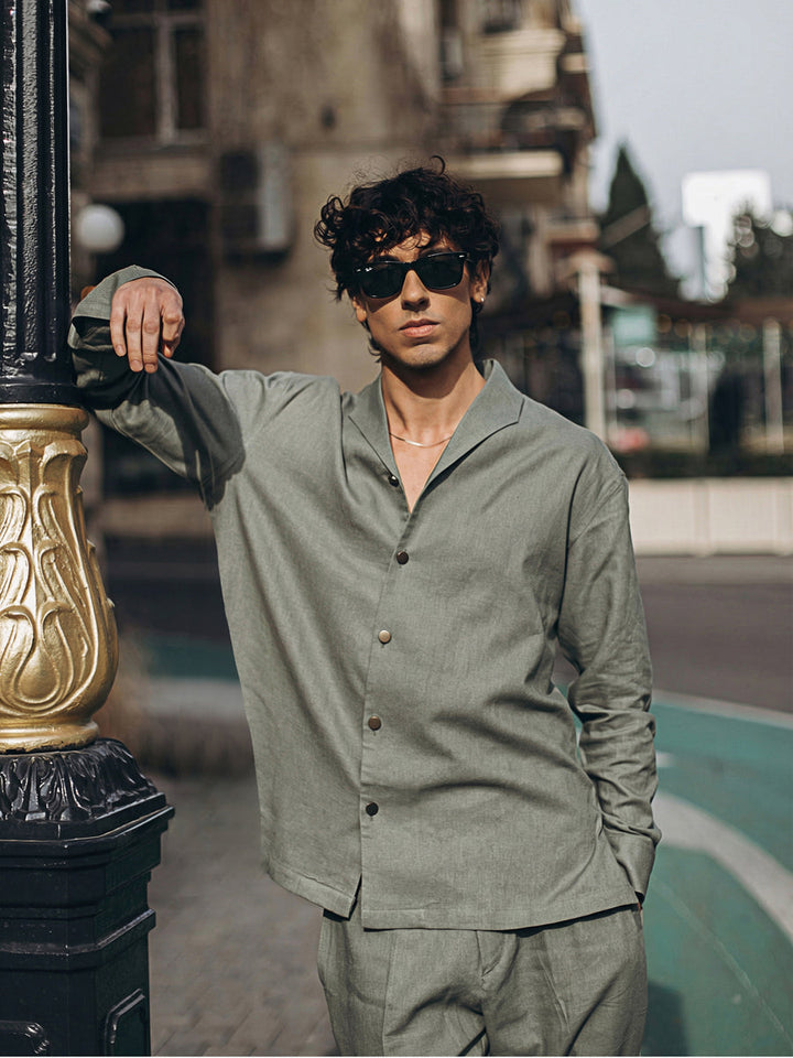 Cotton-Linen Co-Ord Set