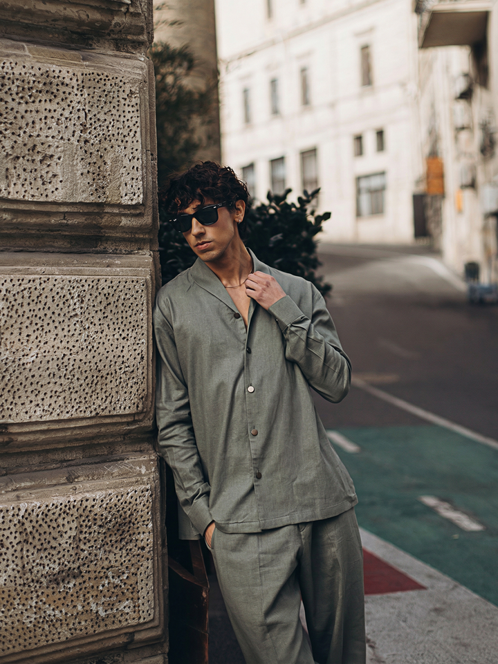 Cotton-Linen Co-Ord Set