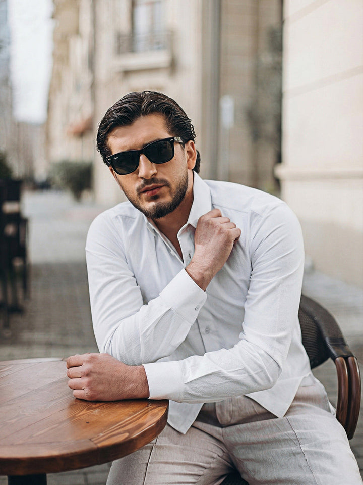 Structured Jacquard Shirt