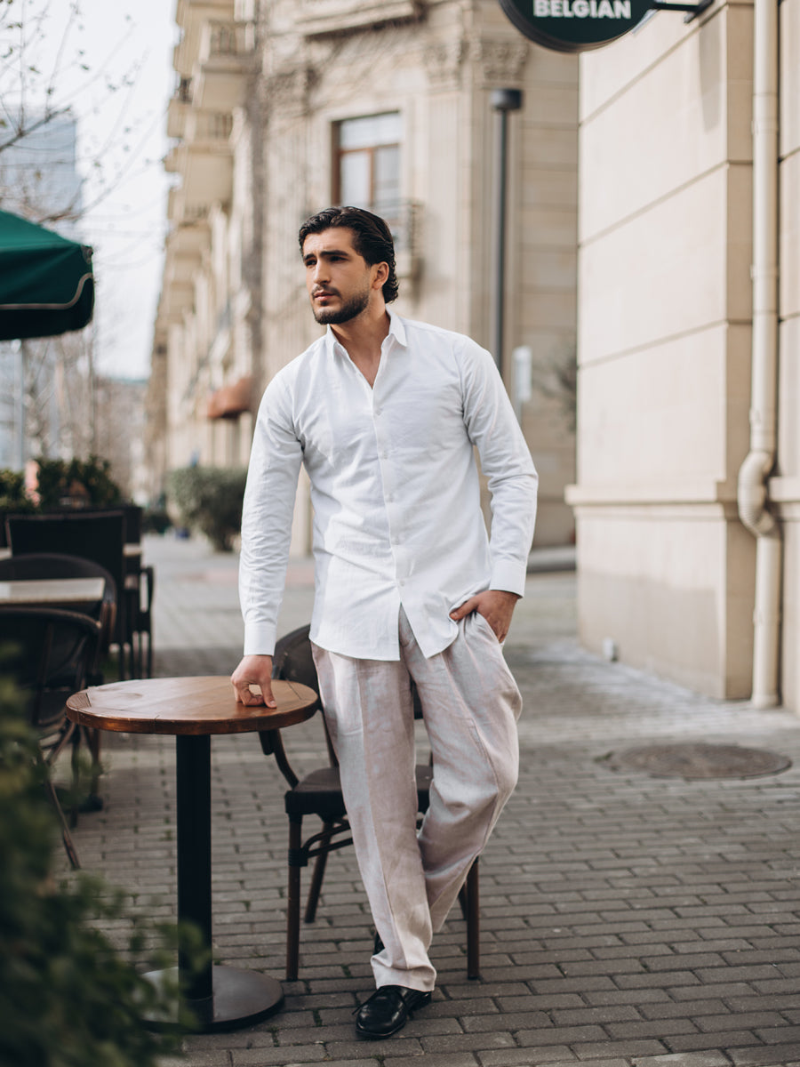 Structured Jacquard Shirt