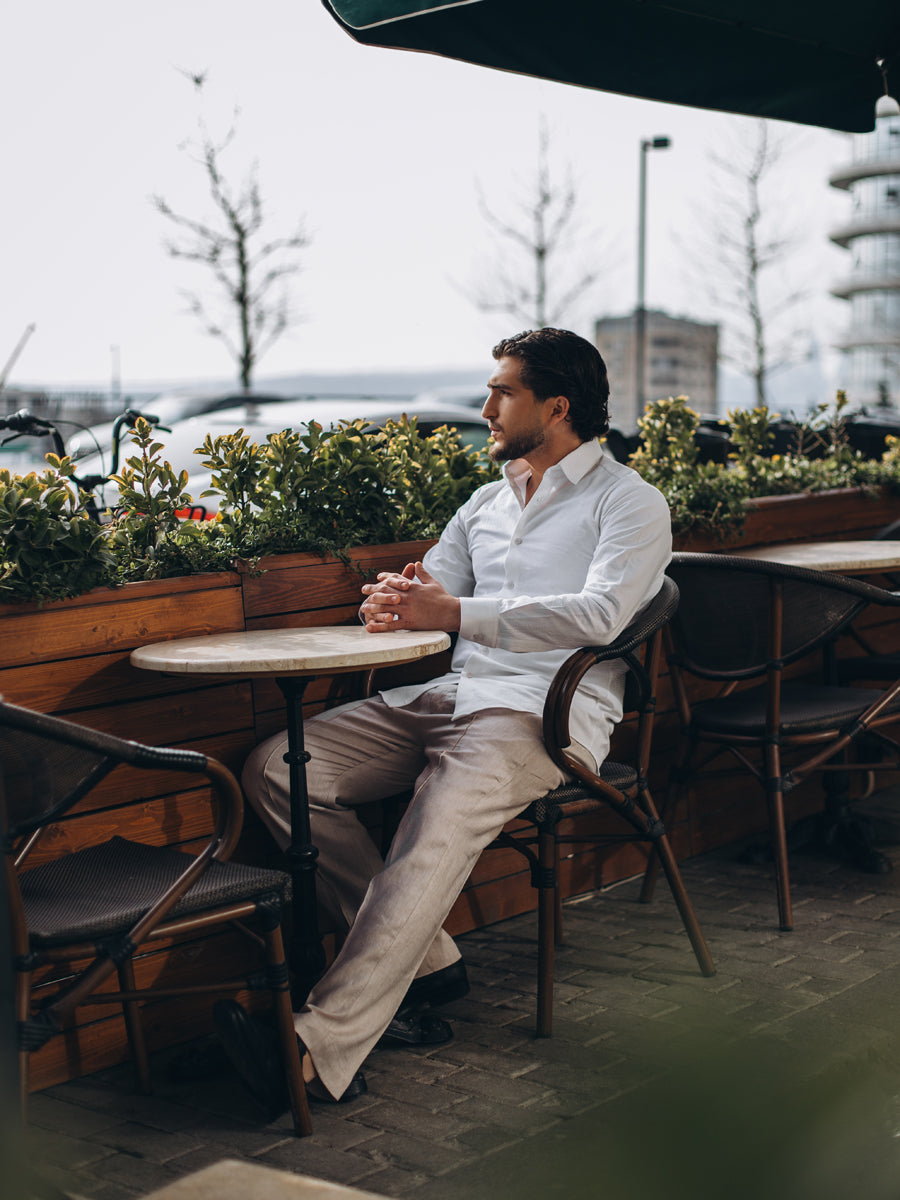 Structured Jacquard Shirt