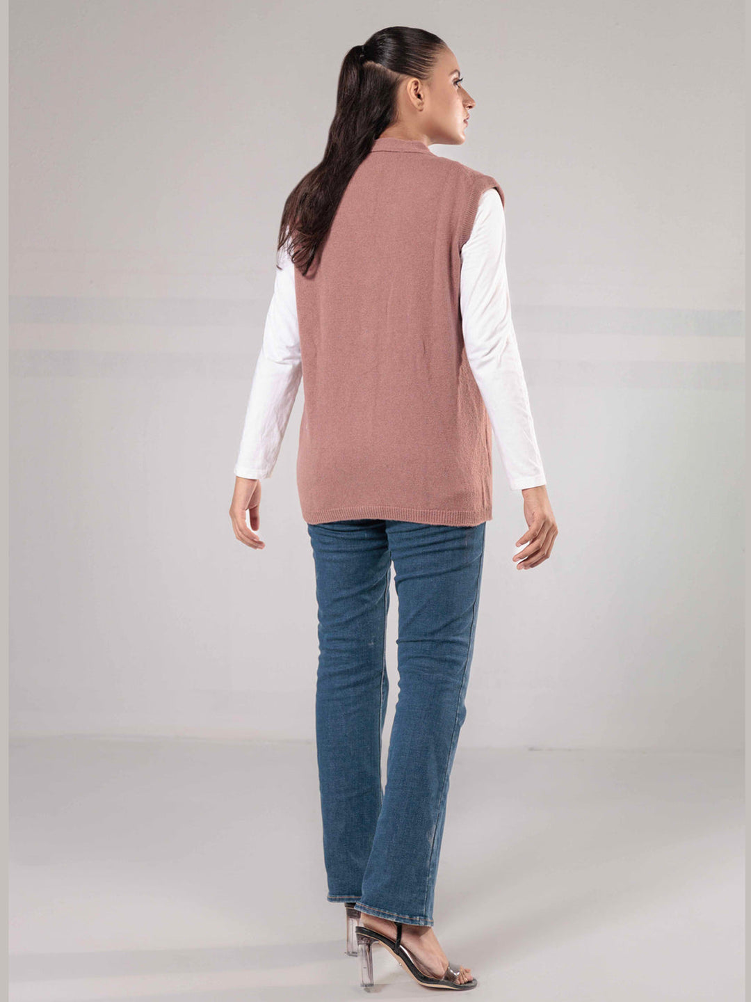 Oxford Ladies S/L Cardigan L-995 (Pink)