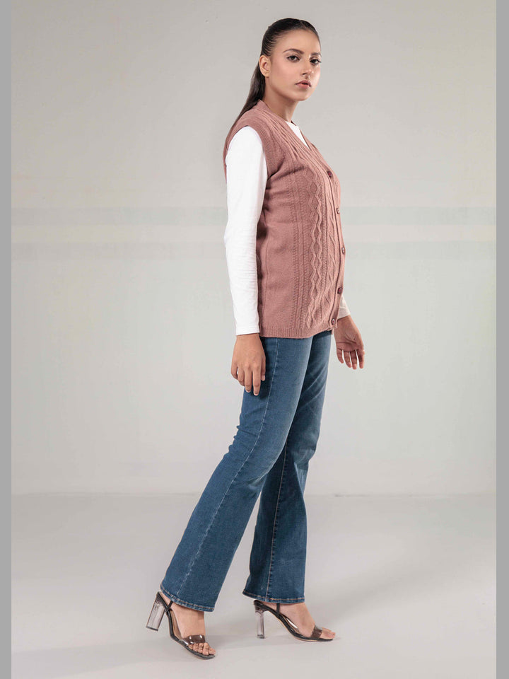 Oxford Ladies S/L Cardigan L-995 (Pink)