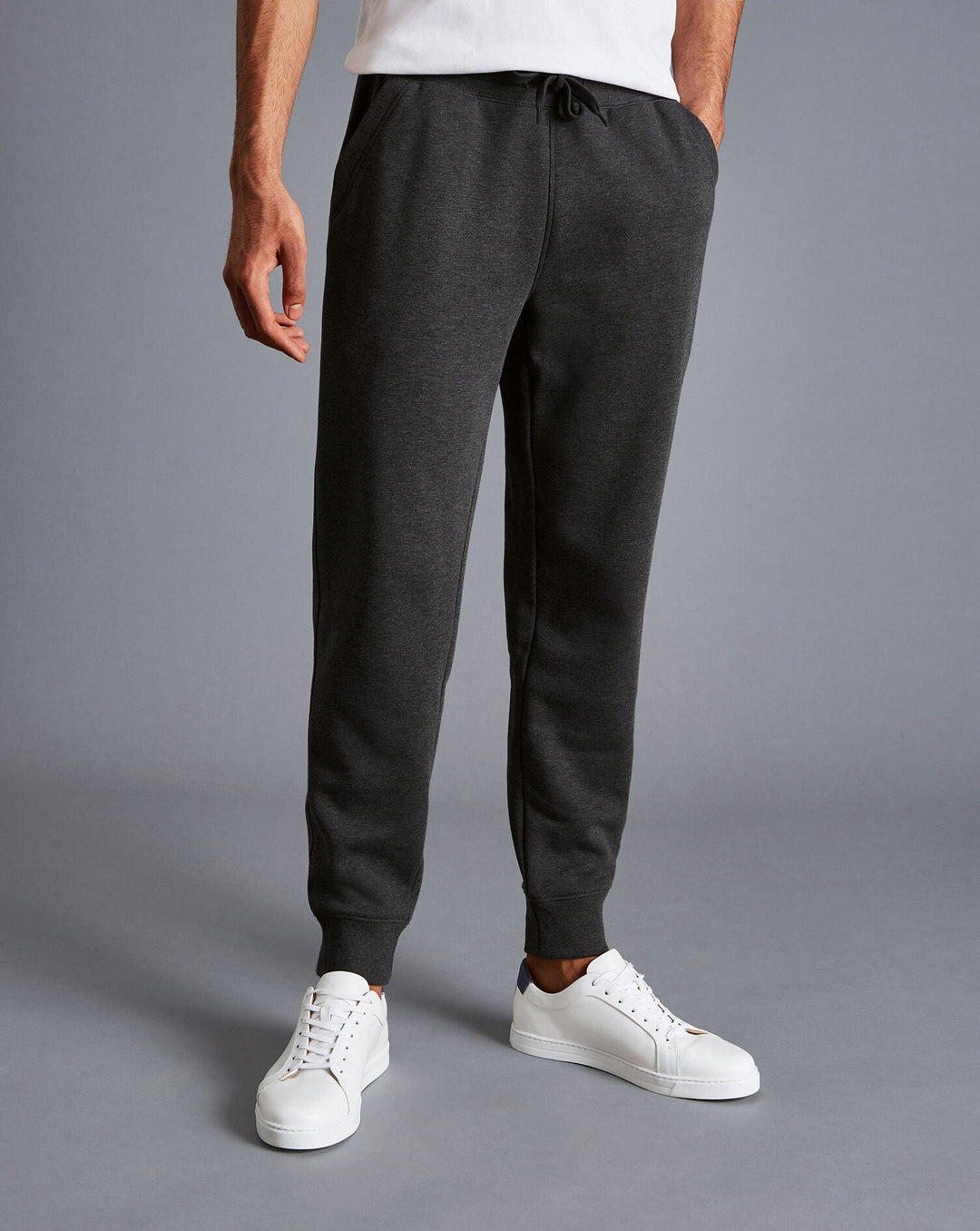 Dark Grey Marl Sweat Lounge Trousers